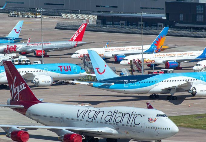 The number of flights in EasyJet, TUI, and Ryanair is increased at Manchester Airport.