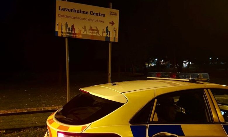 Police officers received complaints of unusual behavior at Leverhulme Park.