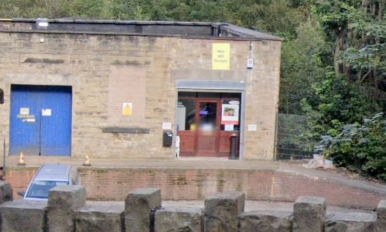 Police, paramedics, and an air ambulance were called to a report of a 'concern for welfare' at Weir Mill Ranges in Mossley, Tameside, yesterday morning.