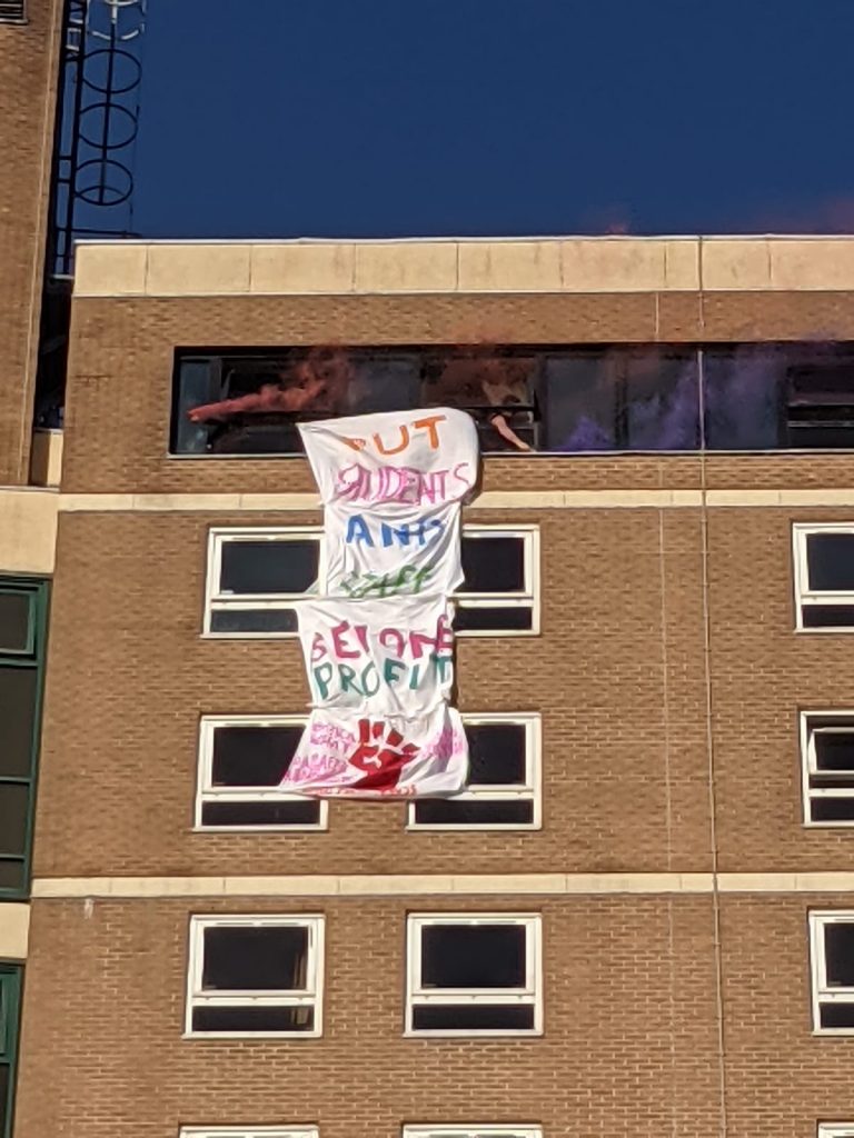 Manchester University Protest