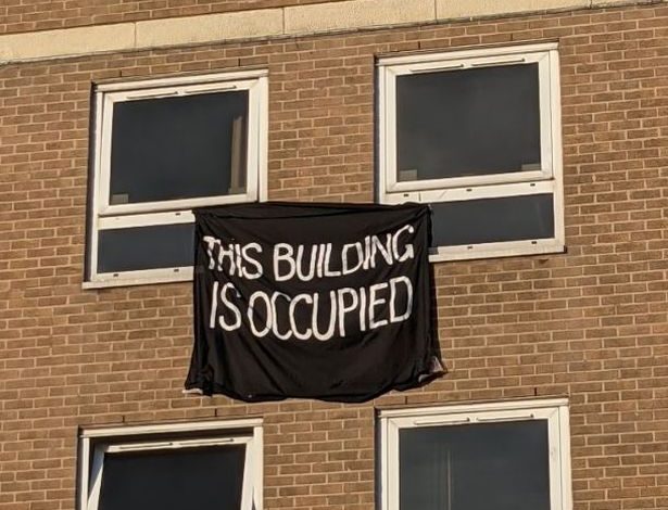 Manchester University Protest