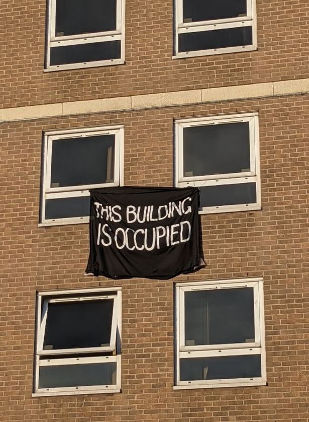 Manchester University Protest