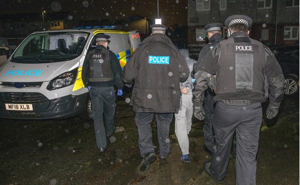 Three arrested after Op Haemus morning raids in Cheetham Hill