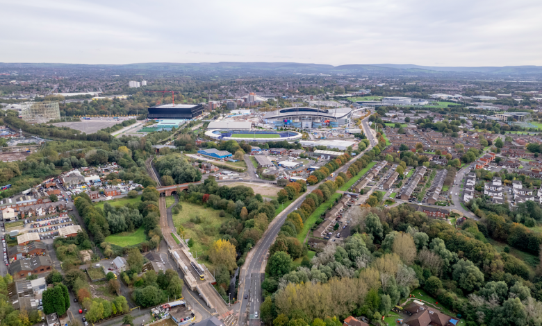 Aerial View of Holt Town