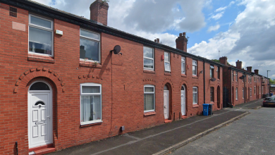 General image of terraced housing on Whiteway Street in Harpurhey