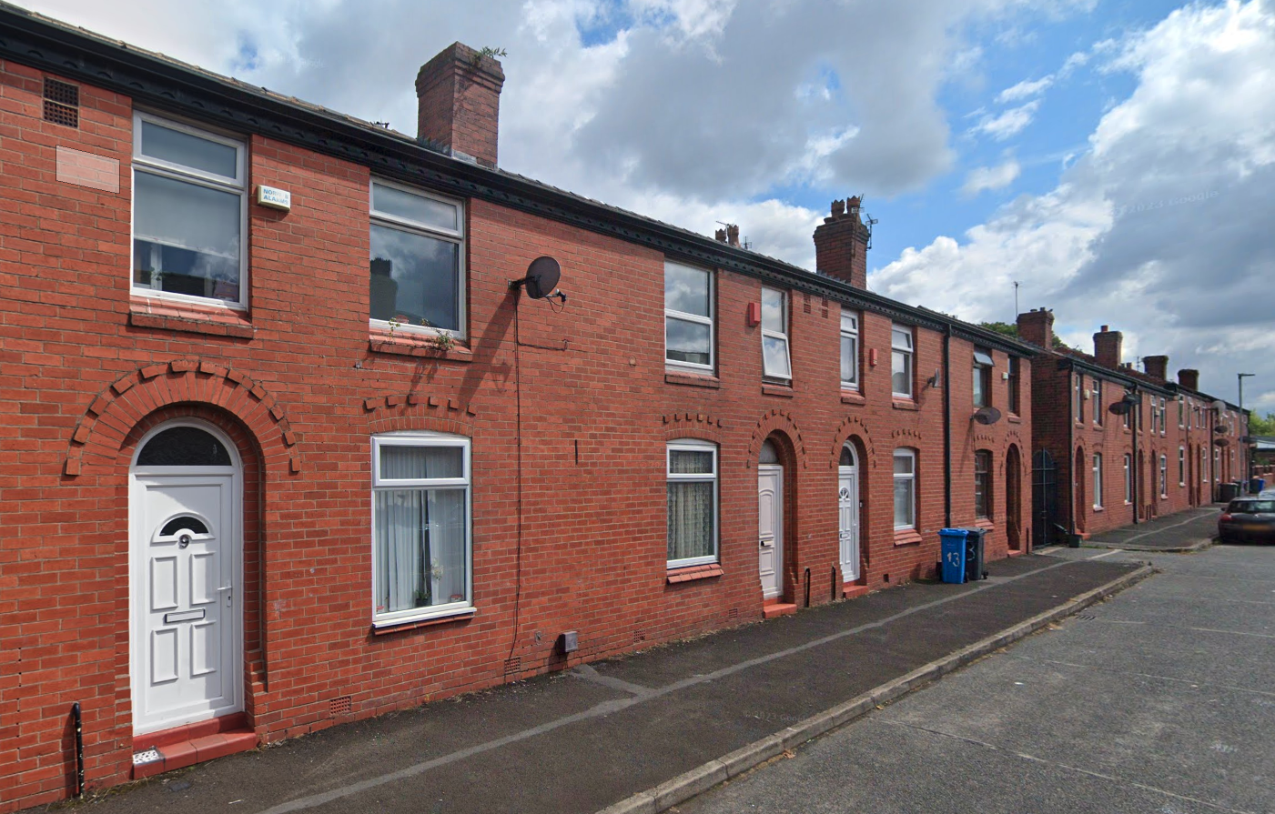 General image of terraced housing on Whiteway Street in Harpurhey