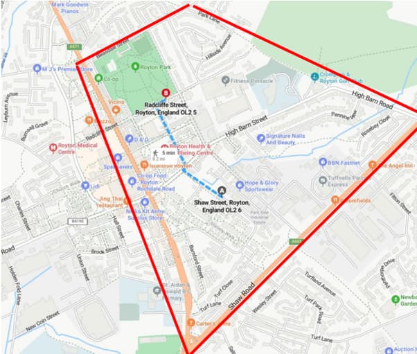 Section 60 and 60AA is in place following several incidents in Royton