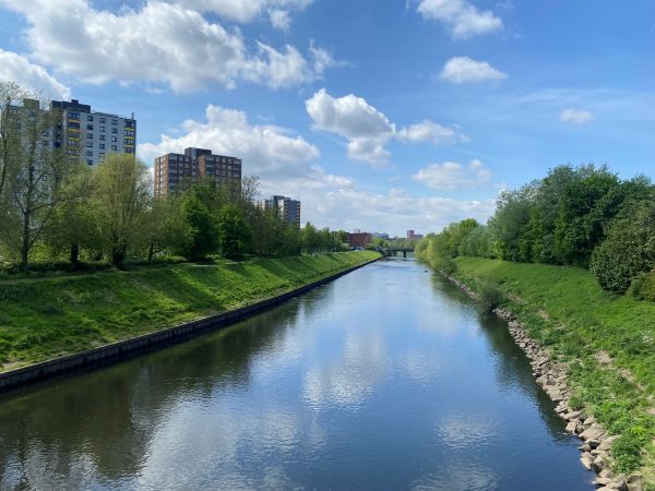 The River Irwell in Salford