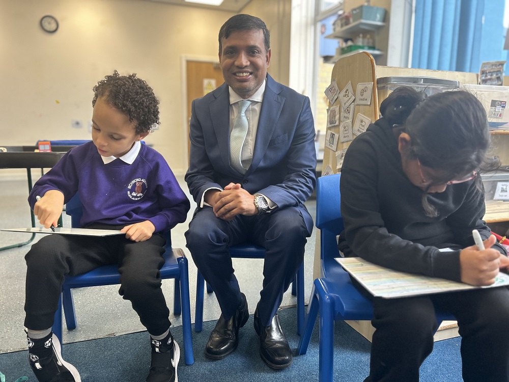 Cllr Ali met SEND pupils at Richmond Academy