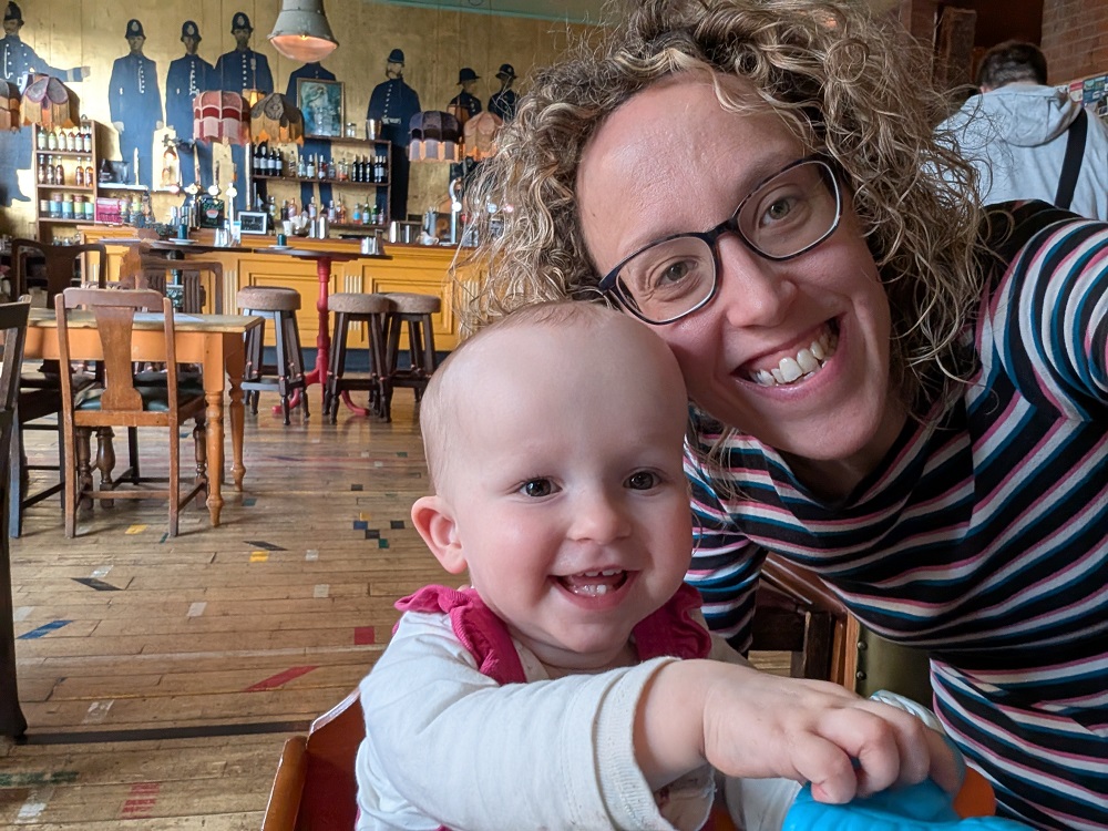 Emma and her daughter Matilda