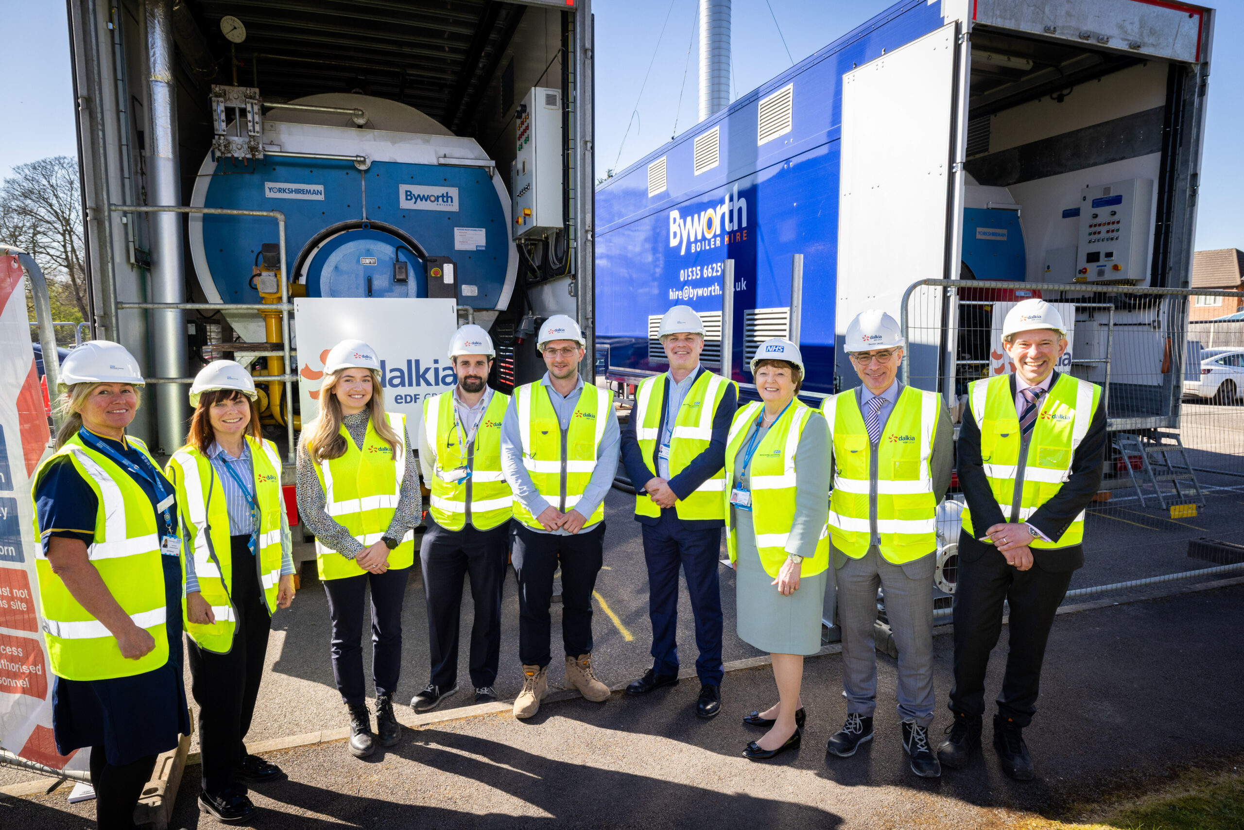 Trafford Hospital celebrates important milestone in decarbonisation project