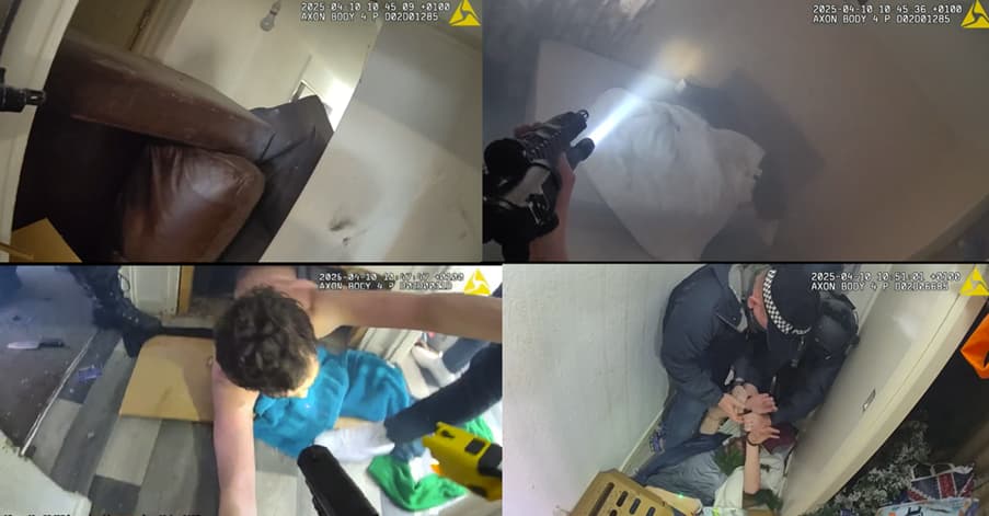 Firearms officers deployed and two men arrested on suspicion of kidnap