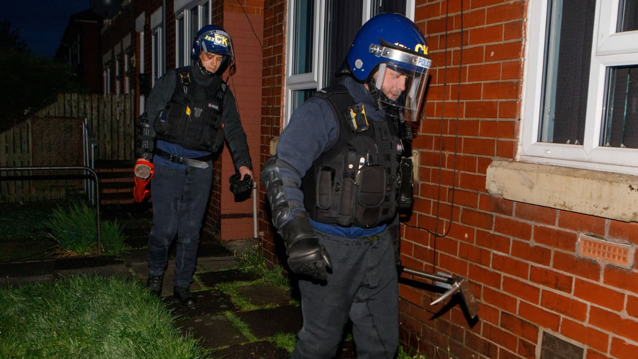 Operation Vulcan strike in early morning raids in Derker