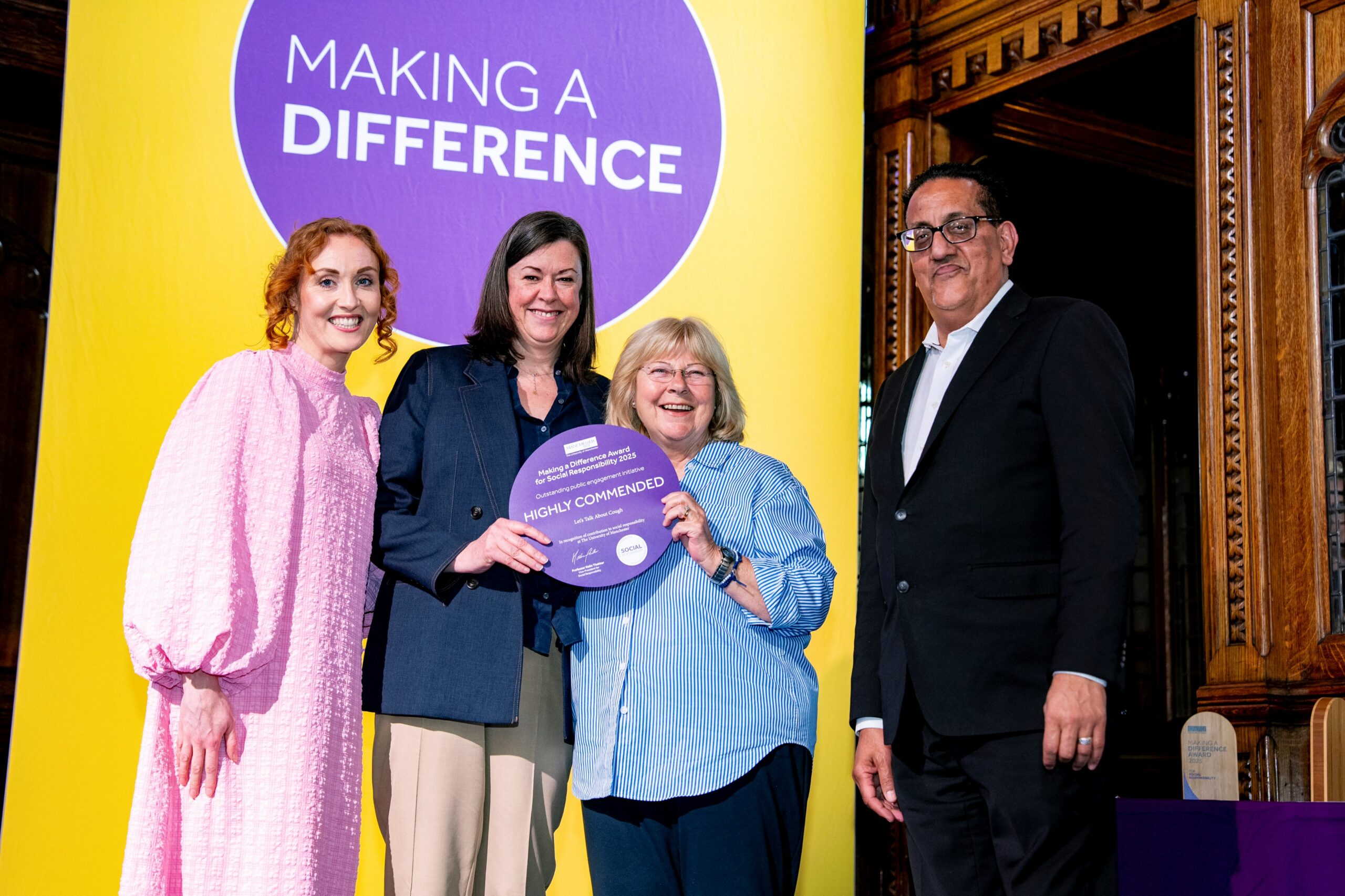 Respiratory projects led by MFT researchers recognised at Making a Difference Awards
