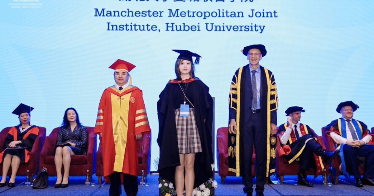 Manchester Metropolitan and Hubei University celebrate Graduations from Joint Education Institute
