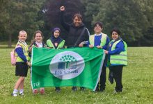 Eco-schools celebrate in Heaton Park after making their communities cleaner and greener
