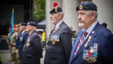Hundreds unite to pay tribute to veterans on Armed Forces Day