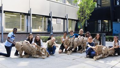 Public art meets climate action as students take part in major global art project