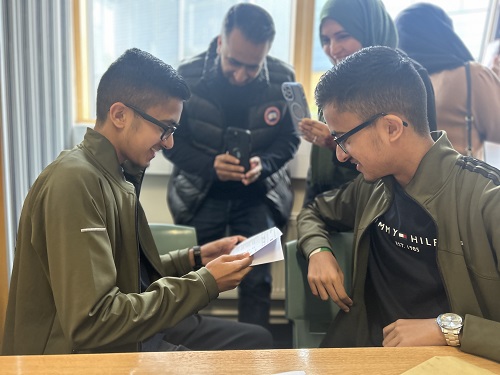  Identical twins Mohammad Ali Hussain and Mohammad Ahmed Hussain