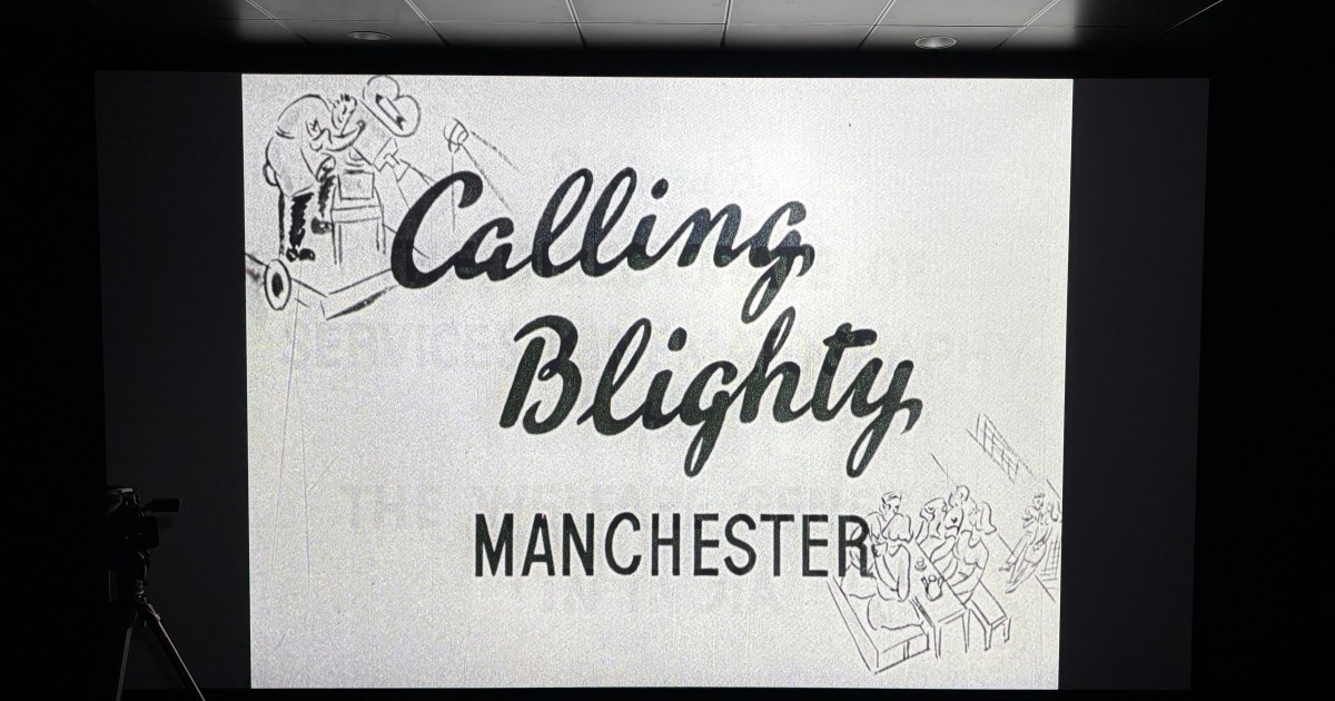 Calling Blighty: relatives of WW2 servicemen visit SODA for a special screening