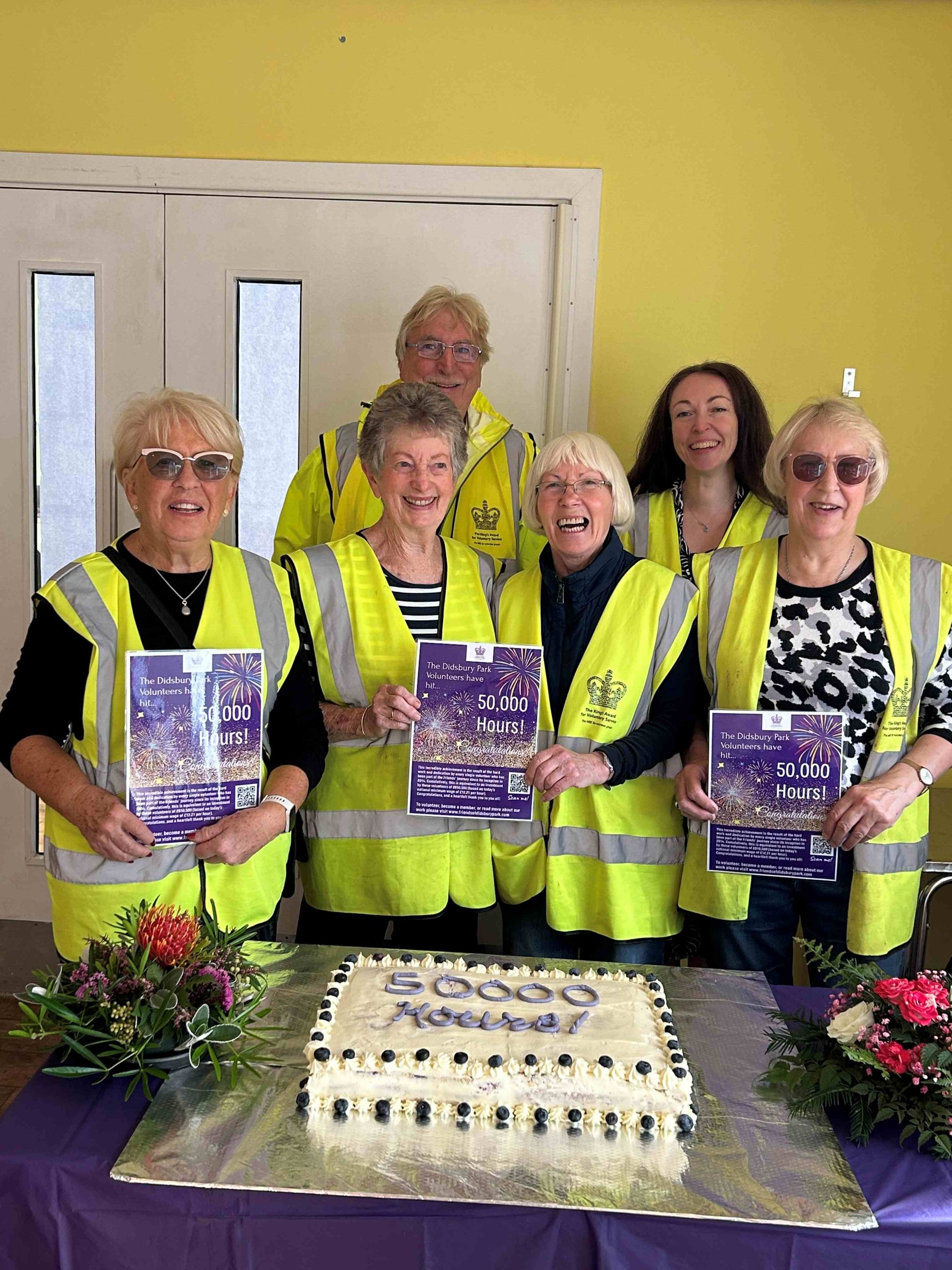 Didsbury Park volunteers celebrate 50,000 hours of work