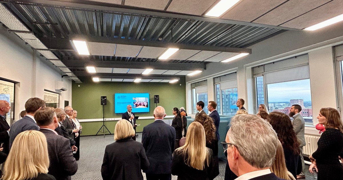 Leaders and partners gather to celebrate official launch of the Manchester Metropolitan University International College