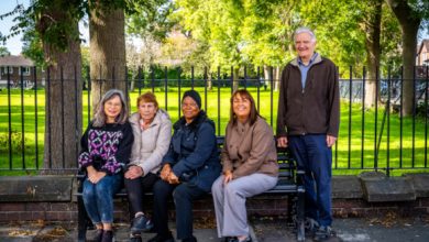 Age-Friendly Benches are unveiled in Cheetham Hill for older residents