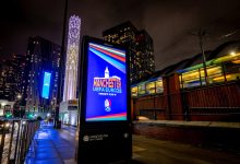 Digital screen takeover across city and tram wrap build UEFA EURO 2028 buzz across Manchester