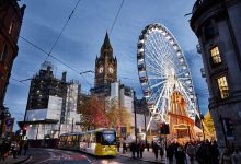 Manchester's giant festive Ferris wheel keeps on turning through Christmas and New Year
