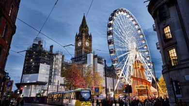 Manchester's giant festive Ferris wheel keeps on turning through Christmas and New Year