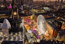 Stunning images give Santa's sleigh view of Manchester this Christmas