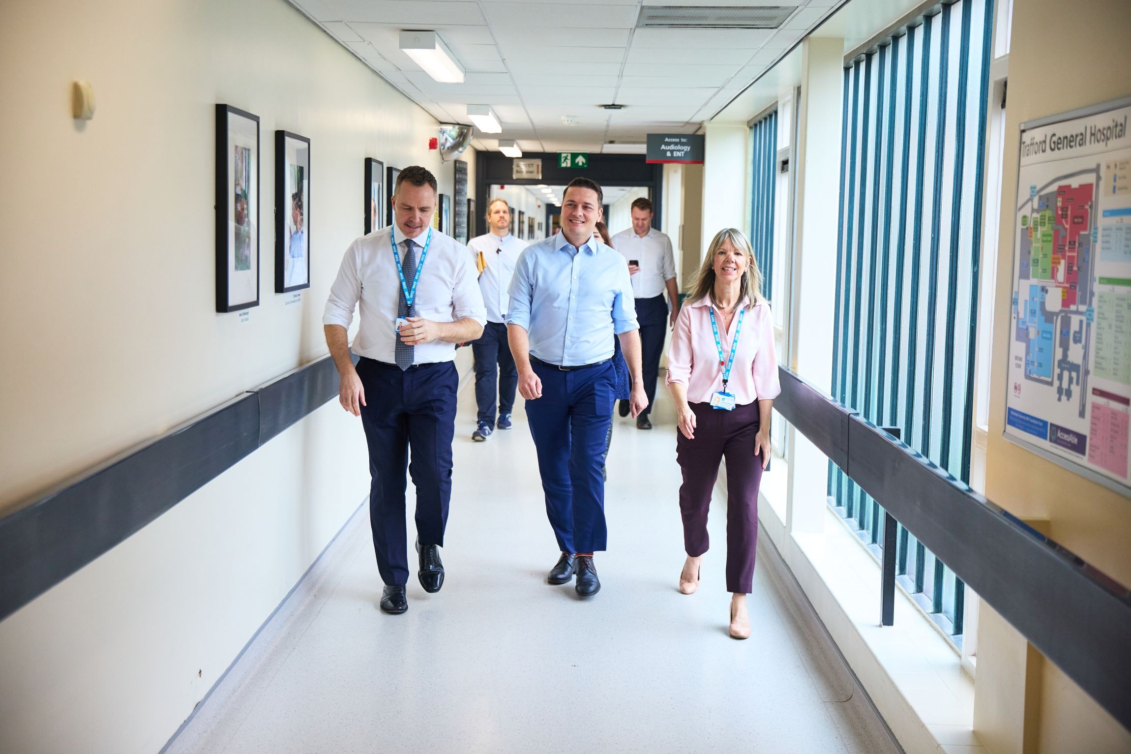 Wes Streeting visits birthplace of the NHS to see how Trafford Elective Surgery Hub is helping cut waiting lists