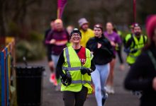Hundreds join Moonlit Miles to run in the dark