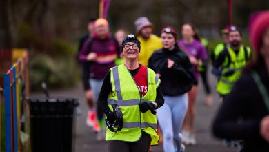 Hundreds join Moonlit Miles to run in the dark