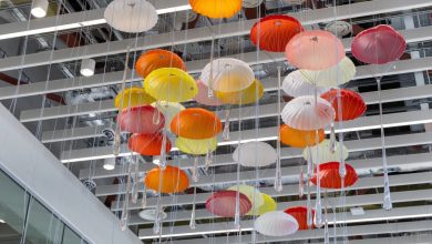 Architecture students help re-imagine Manchester Airport’s iconic chandeliers for new terminal