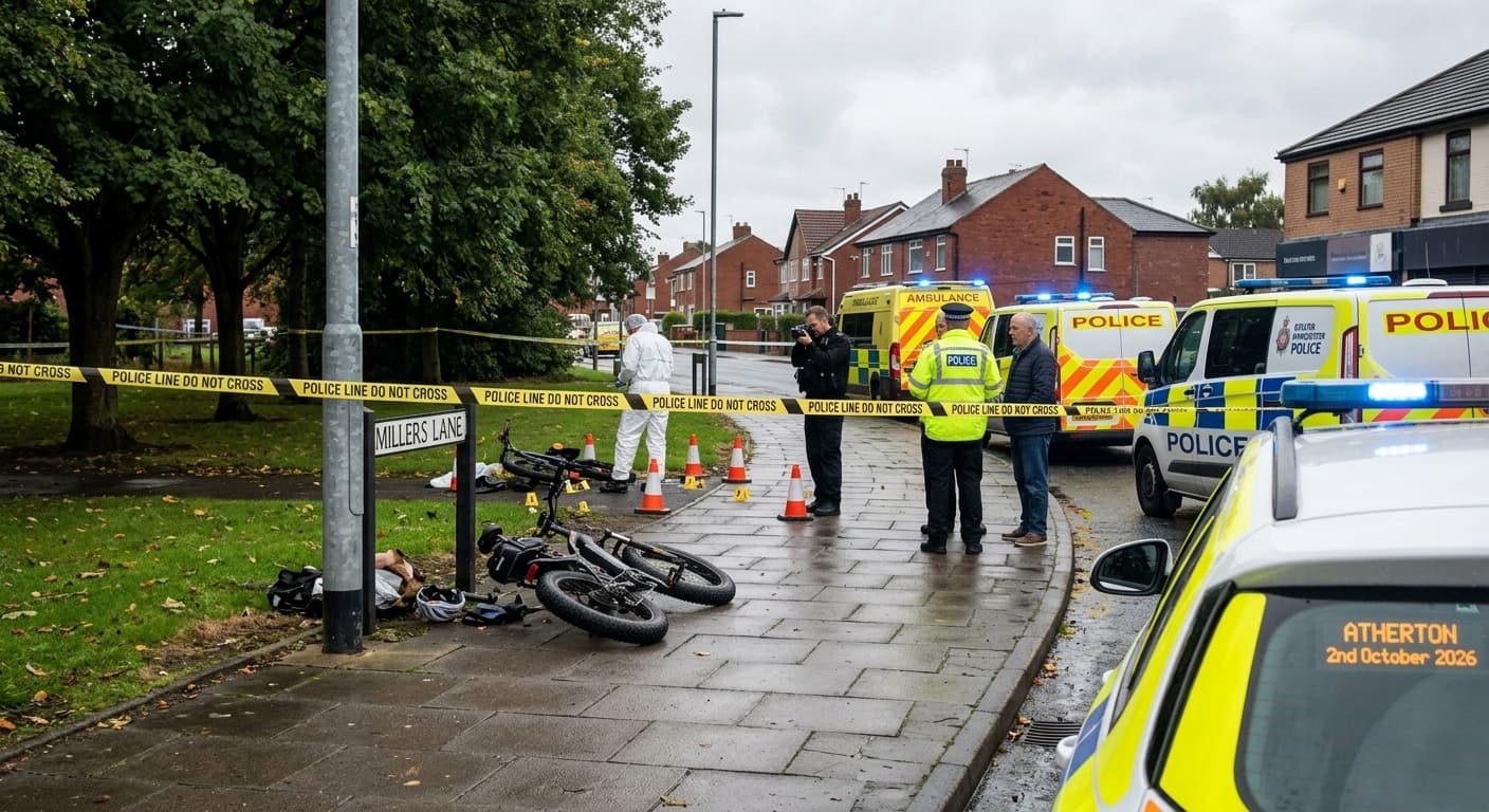 Two Men Seriously Injured in Suspected Atherton E-Bike Robbery